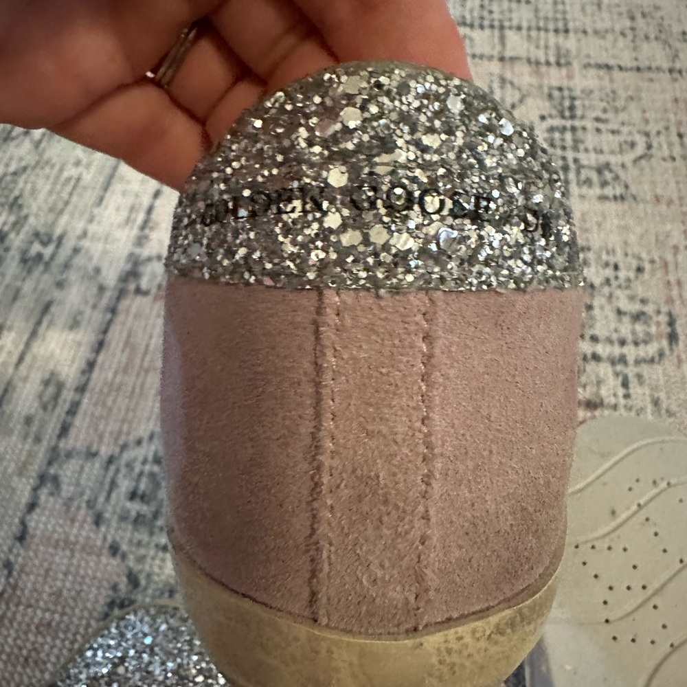 Golden Goose Superstars - Pink and green with silver glitter - Picture 7 of 11